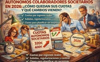 Autónomos societarios y colaboradores: nueva base mínima obligatoria en 2026